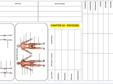 AQA GCSE PE revision mat - Chap 1a