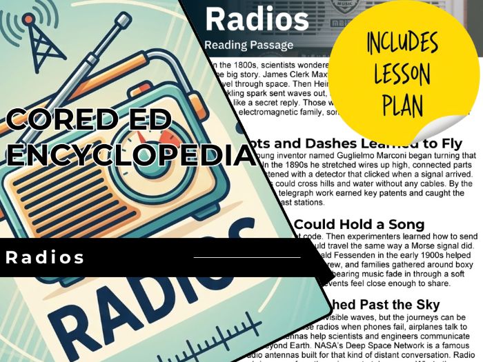 Radios Reading Comprehension Passage - Cored Ed Encyclopedia