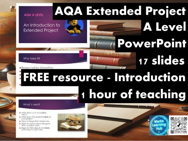 AQA Extended Project Qualification (EPQ) - PowerPoint - Introduction to Extended Project (EPQ) FREE