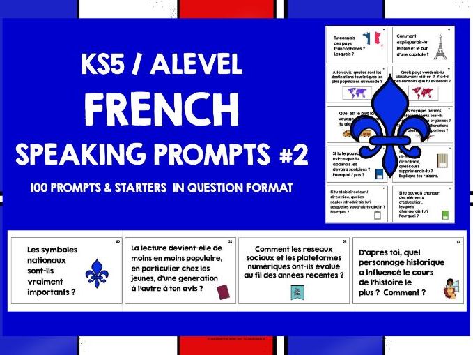 FRENCH CONVERSATION STARTERS #2