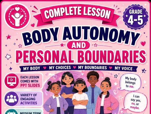Body Autonomy & Personal Boundaries | PSHE | Consent & Personal Safety