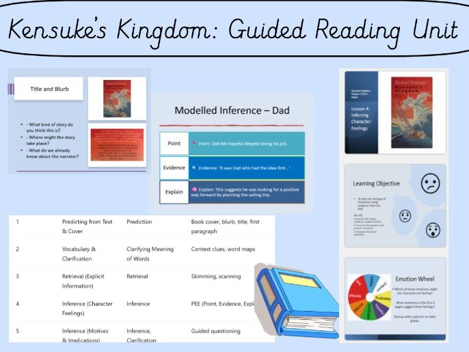 Kensuke's Kingdom Guided Reading Sequence (5 lessons)