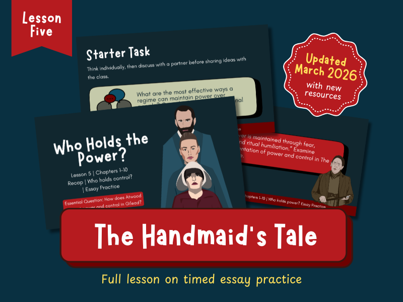 The Handmaid’s Tale (L5) Who Holds the Power?