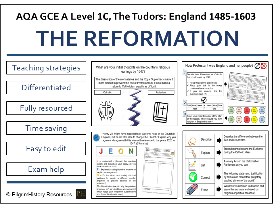 Henry VIII, the Tudor Reformation & Religious Change | AQA A Level History