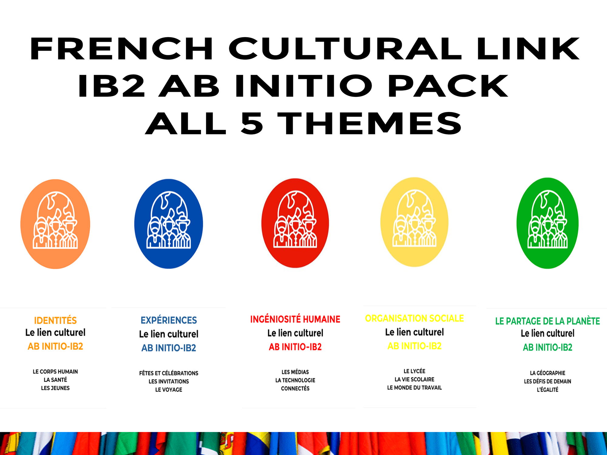 French Cultural Link IB2 Ab Initio Pack All 5 Themes
