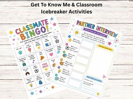 Get to Know Me & Icebreaker Activities