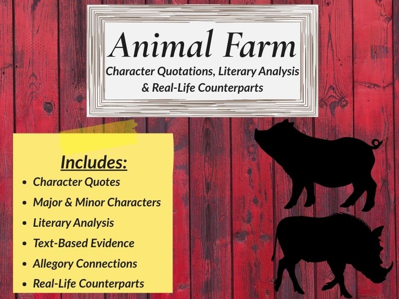 Animal Farm: Character Quotations, Literary Analysis & Real-Life Counterparts