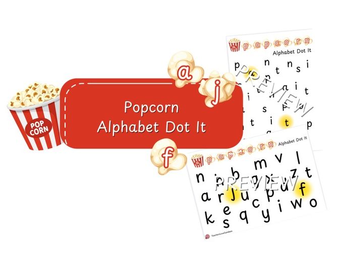 Popcorn Dot the Alphabet