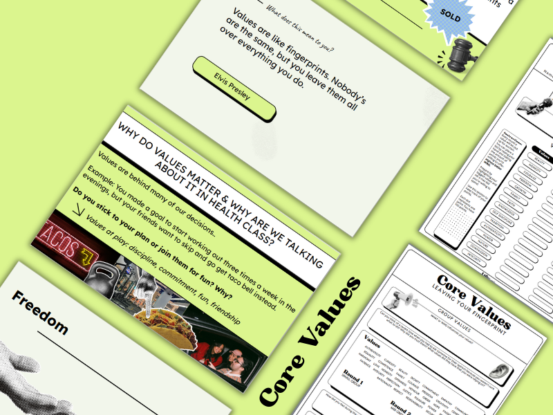 Understanding Values and Decision Making | FUN Health Activities for Grades 7-12