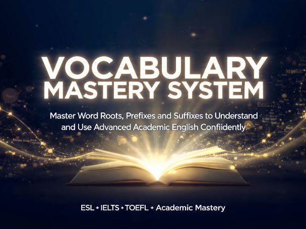 ADVANCED ACADEMIC VOCABULARY MASTERY WORKBOOK