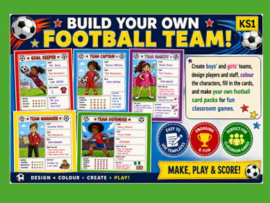 Build your own Football Team KS1 Fun