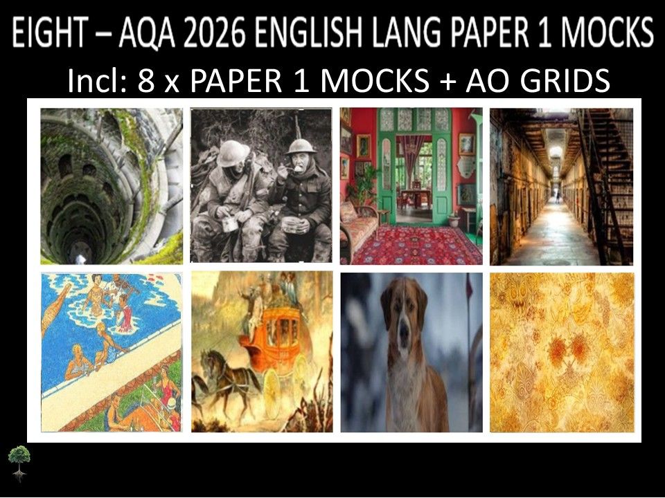 EIGHT - AQA PAPER 1 | 2026 FULL MOCKS | AO GRIDS