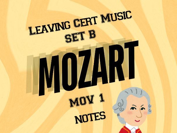 Mozart Piano Concerto No. 23 in A Major, Movement 1 – Student Notes (Leaving Cert Set B)