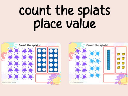 Place value counting- numicon- dienes- continuous provision
