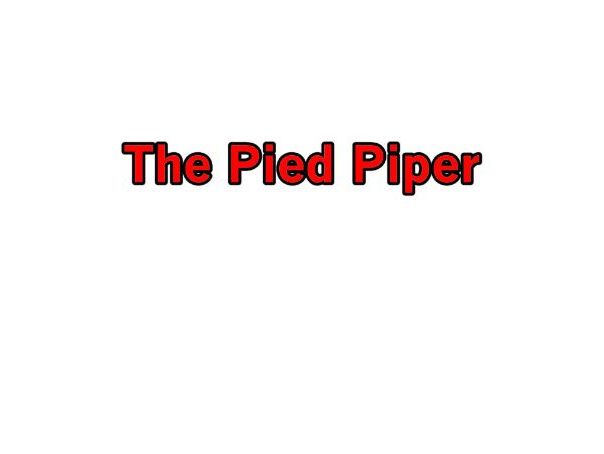 The Pied Piper - Total Song Pack