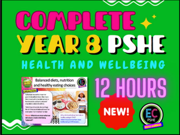 Year 8 Health and Well-being PSHE 2025