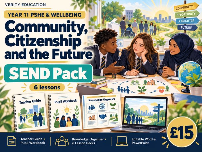 Year 11 PSHE & Wellbeing: Community, Citizenship and the Future — SEND Pack