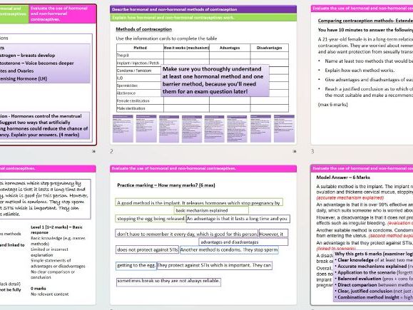 AQA Trilogy 4.5 L8 Contraception