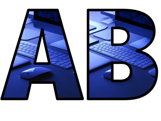 R Lettering Computer Computer Laptop Desk CPU Lettering Set Display Title Letters Numbers ...