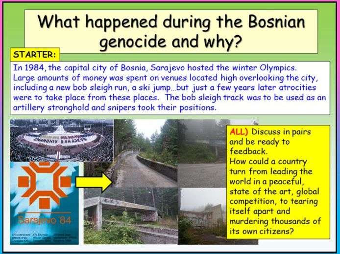 Bosnian Genocide Teaching Resources