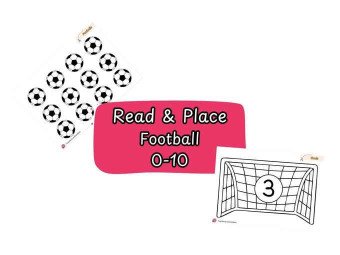 Read & Place Football 0-10