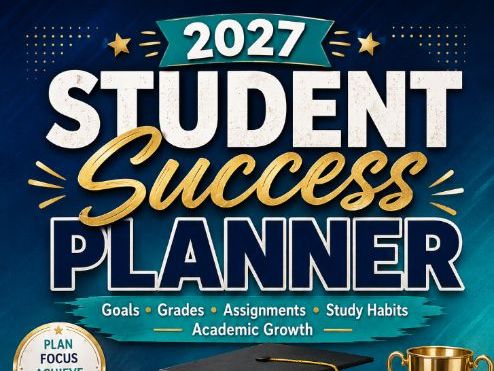 2027 Student Planner & Academic Success Journal