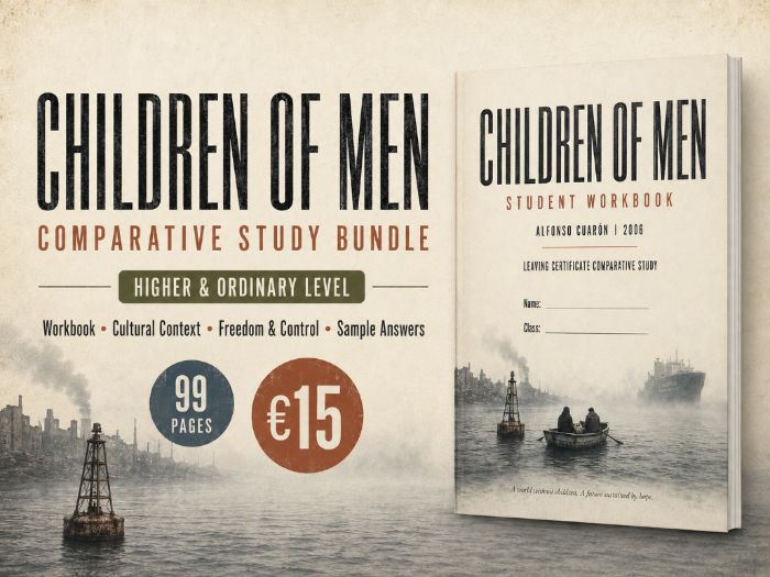 Children of Men Comparative Study Bundle | Higher and Ordinary Level