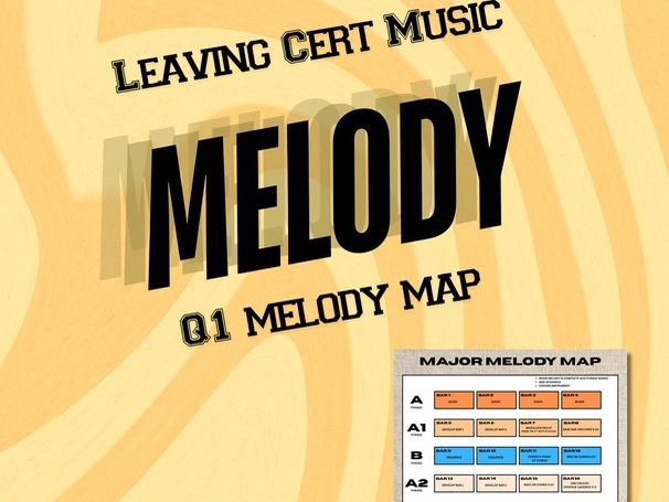 LC MUSIC - Q1 MELODY (Printable melody map resource)