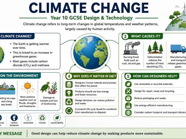Lesson 2 Sustainability and environment KS4 DT AQA