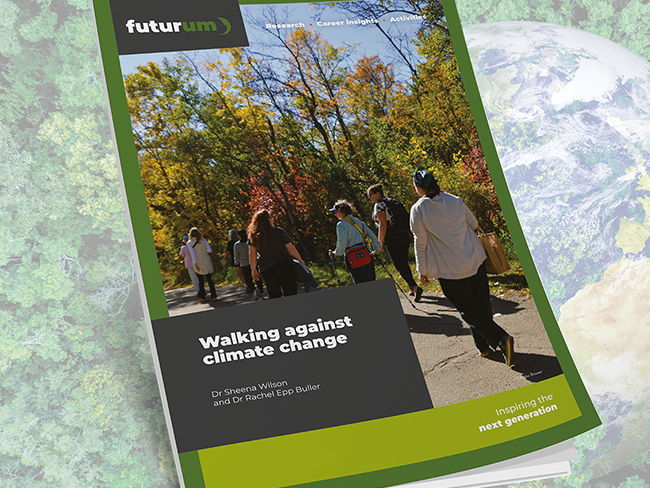 Walking against climate change