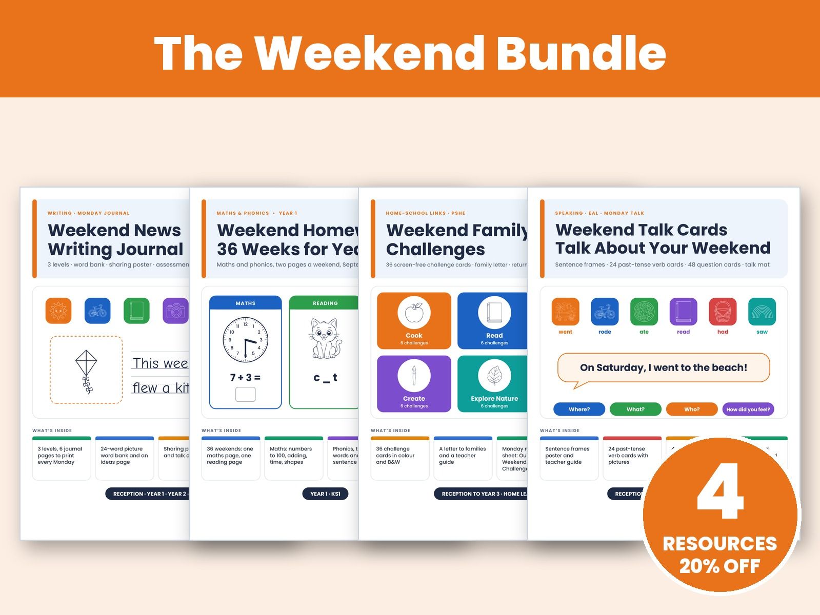 Weekend Bundle: Writing, Homework and Talk