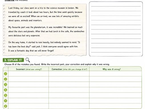 Grammar Detective – UKS2 SPaG Editing Challenge | Punctuation, Grammar & Spelling Worksheet