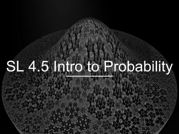 IB Math AI SL 4.5 – Introduction to Probability