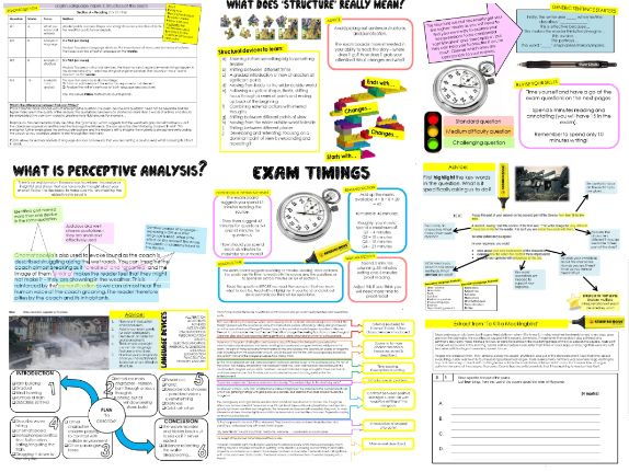 AQA English Language Paper 1 Revision Guide and Scheme of Work