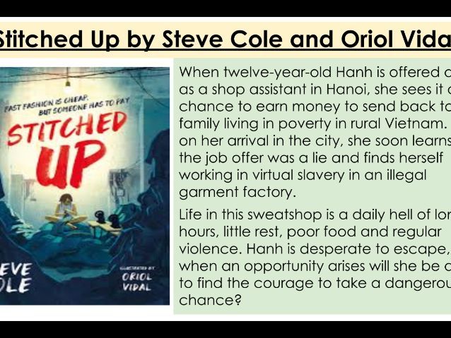 Geography - KS3/4 World Book Day lesson "stiched up"
