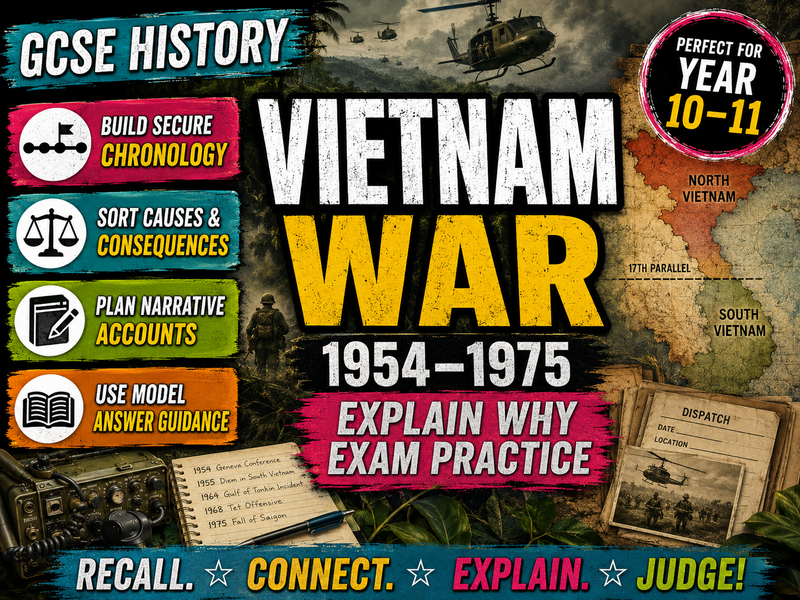 GCSE History - Conflict and Tension in Asia 1954-1975 - Vietnam War