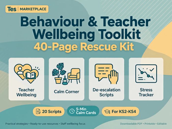 Behaviour & Teacher Wellbeing Tooolkit