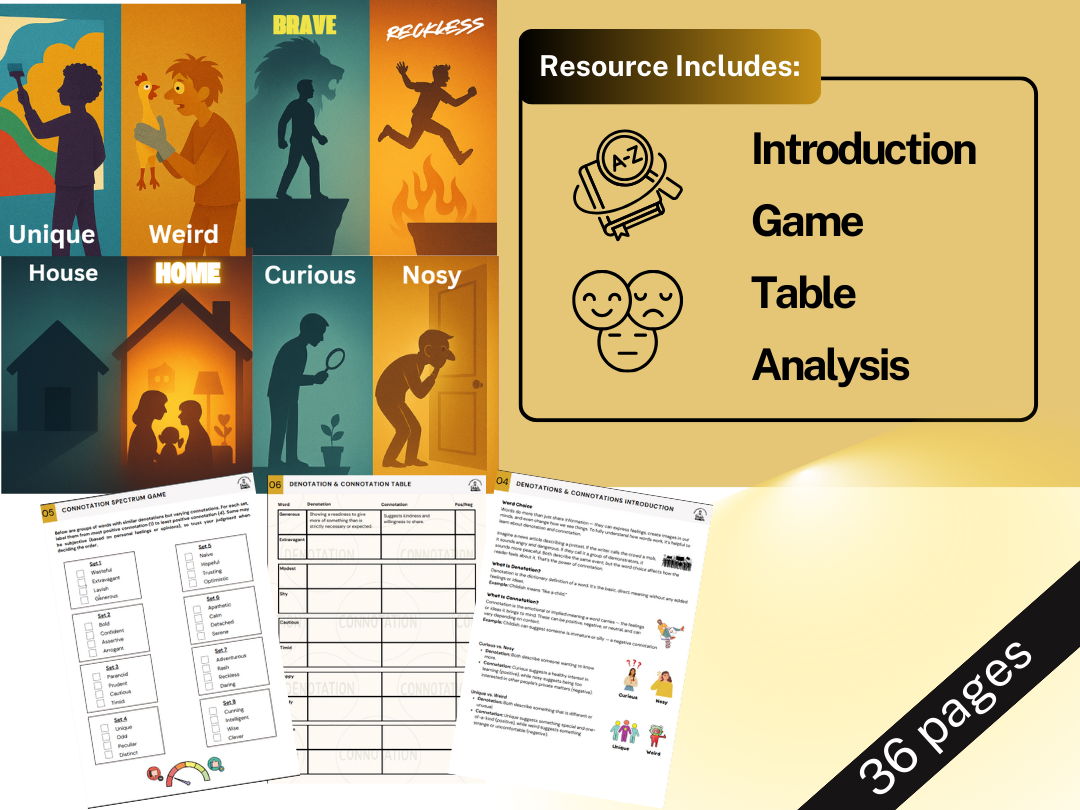 Denotations and Connotations Bundle