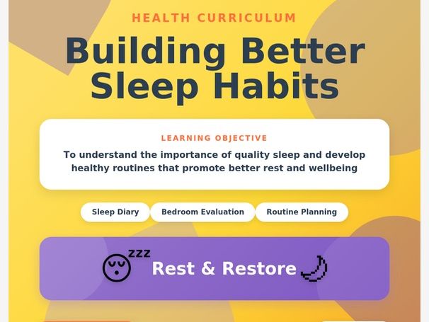 Sleep & Healthy Routines – Health & Wellbeing 2-Week Lesson Pack (Primary)