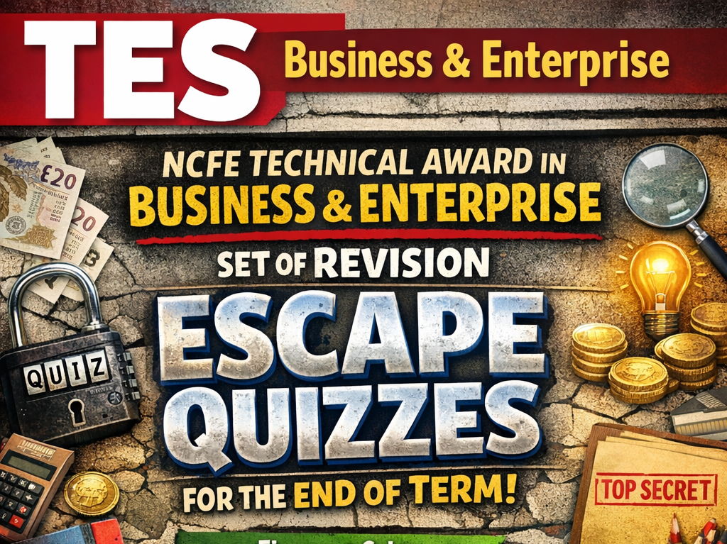 NCFE Technical Award in Business & Enterprise Set of Revision