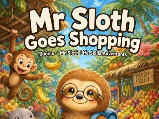 Mr Sloth Life Skills Adventures: Goes Shopping | EYFS KS1 | PSHE Maths Money Life Skills | 5-Lessons