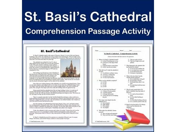 St. Basil's Cathedral | International Landmarks Reading Comp Passage & Activity