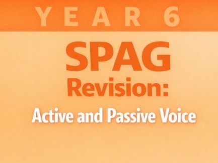 Year 6 SPaG Revision for SATs: Active and Passive Voice | 20 Questions with Answers