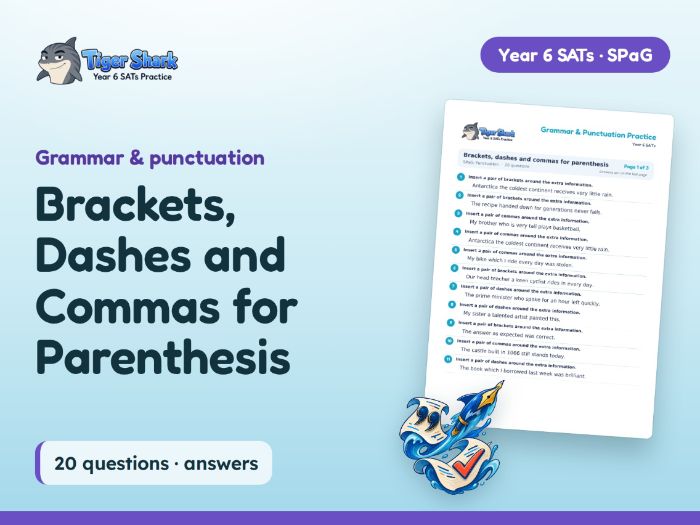 Brackets, Dashes and Commas for Parenthesis