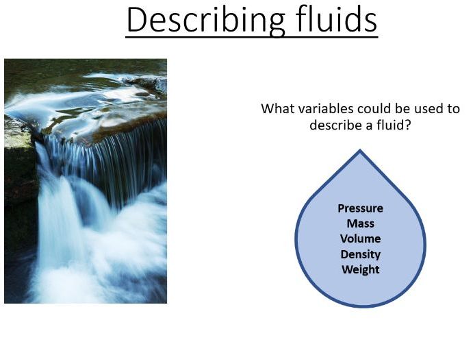 BTec Engineering - Describing Fluid Systems (PowerPoint and worksheet)