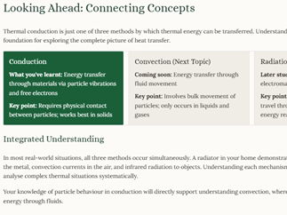 iGCSE Physics - 2.3.1 Conduction SUPPLEMENT