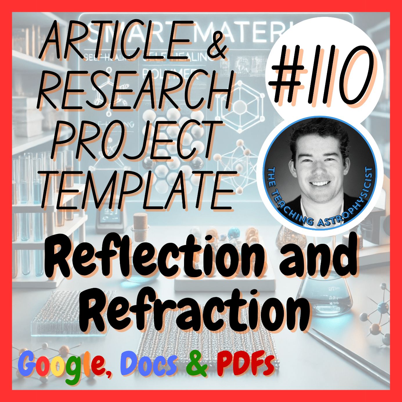 Refraction & Reflection | Article + Research Project Template | Digital + Print