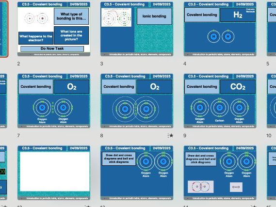 AQA Chemistry C3.5 – Covalent Bonding (Updated 2025 | Editable Lesson, Worksheets, Assessment & Free