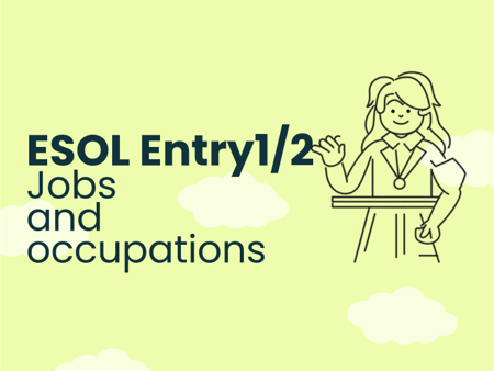 ESOL Entry 1–2 Jobs & Occupations  — Vocabulary, Reading, Speaking & Job Description Activi