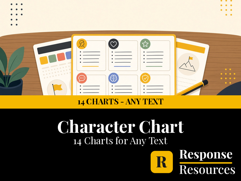 Character Chart | 14 Character Analysis Graphic Organizers Any Text